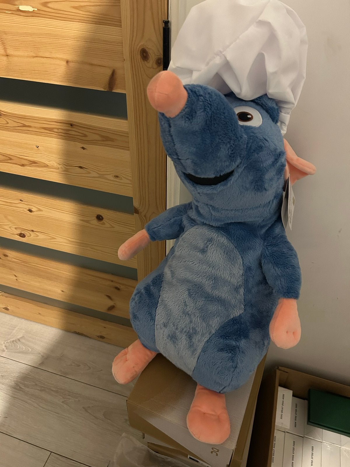 Disney Pixar Ratatouille Remy Knuffel - Nieuw met label, Kinderen en Baby's, Speelgoed | Knuffels en Pluche, Muis, Disney, Blauw