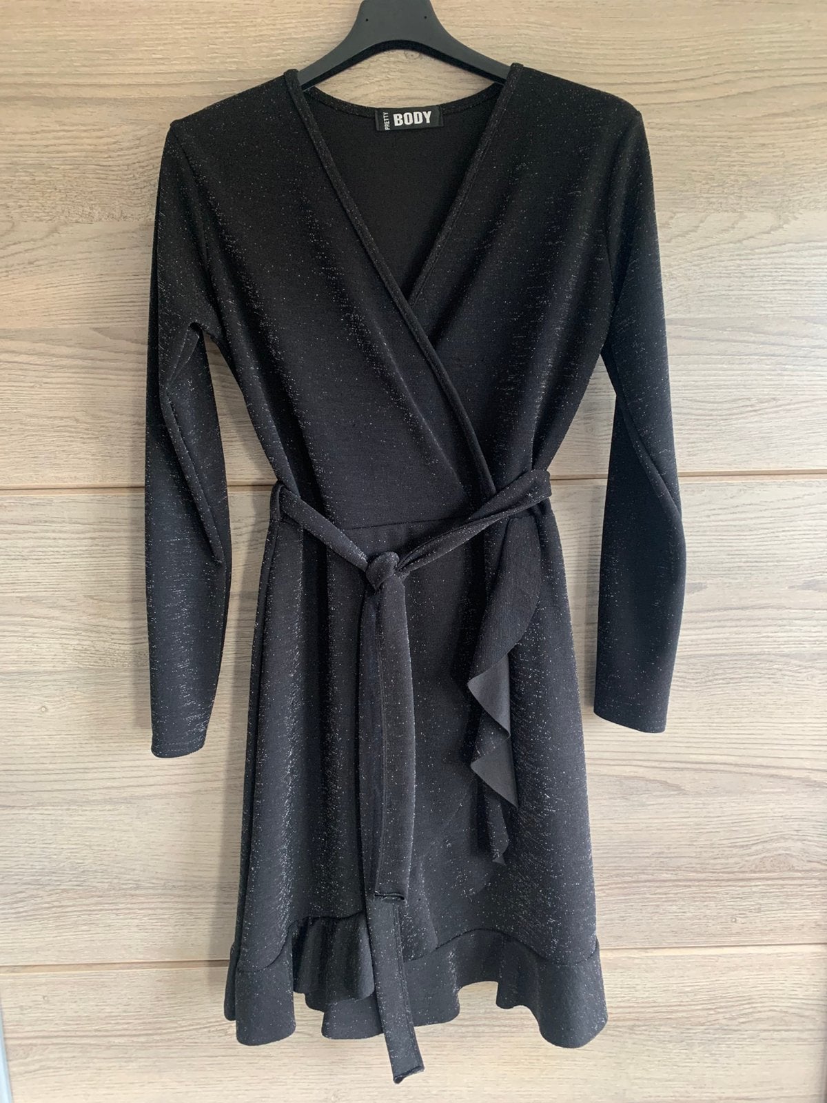 Zwarte jurk maat xs/s, Zwart, Ophalen of Verzenden, Zo goed als nieuw, Maat 34 (XS) of kleiner