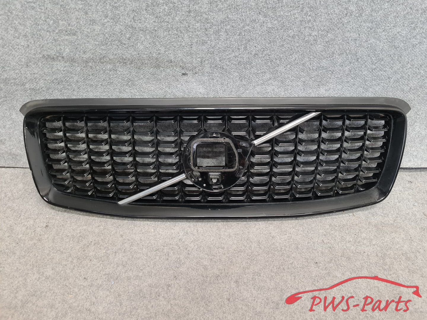 VOLVO XC90 II FACELIFT ZWART R-DESIGN GRILL ORIGINEEL, Gebruikt, -, -, Ophalen of Verzenden
