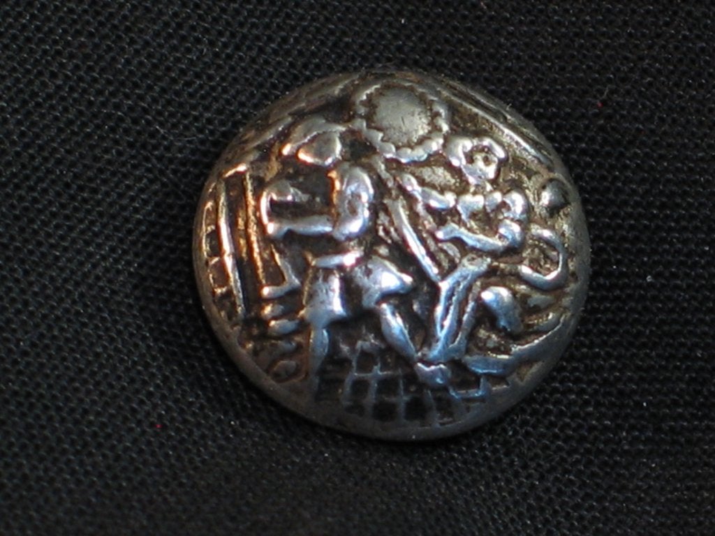 Knoop met Potifar antiek zilver Schoonhoven 1776. 2215, Antiek en Kunst, Antiek | Goud en Zilver, Ophalen of Verzenden, Zilver
