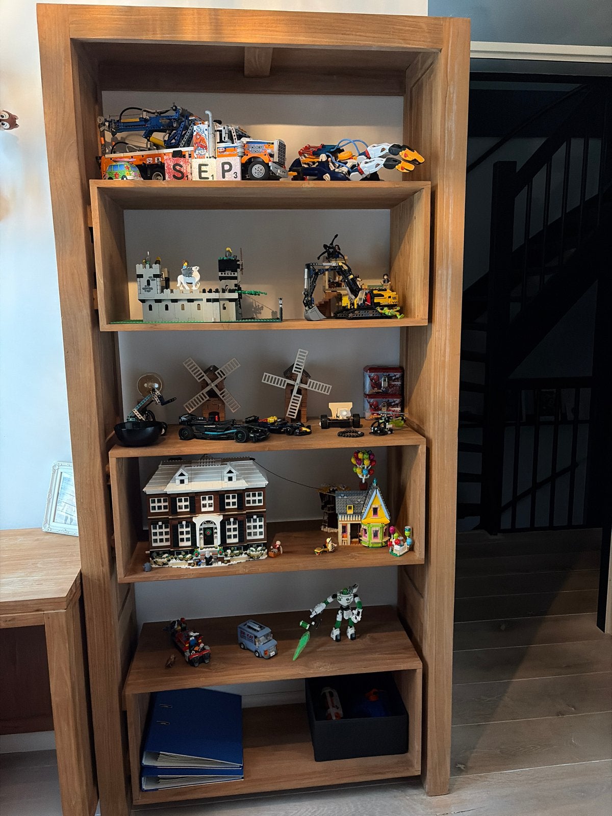 Teakhouten roomdivider, Huis en Inrichting, Ophalen, Gebruikt, 50 tot 100 cm, Minder dan 100 cm