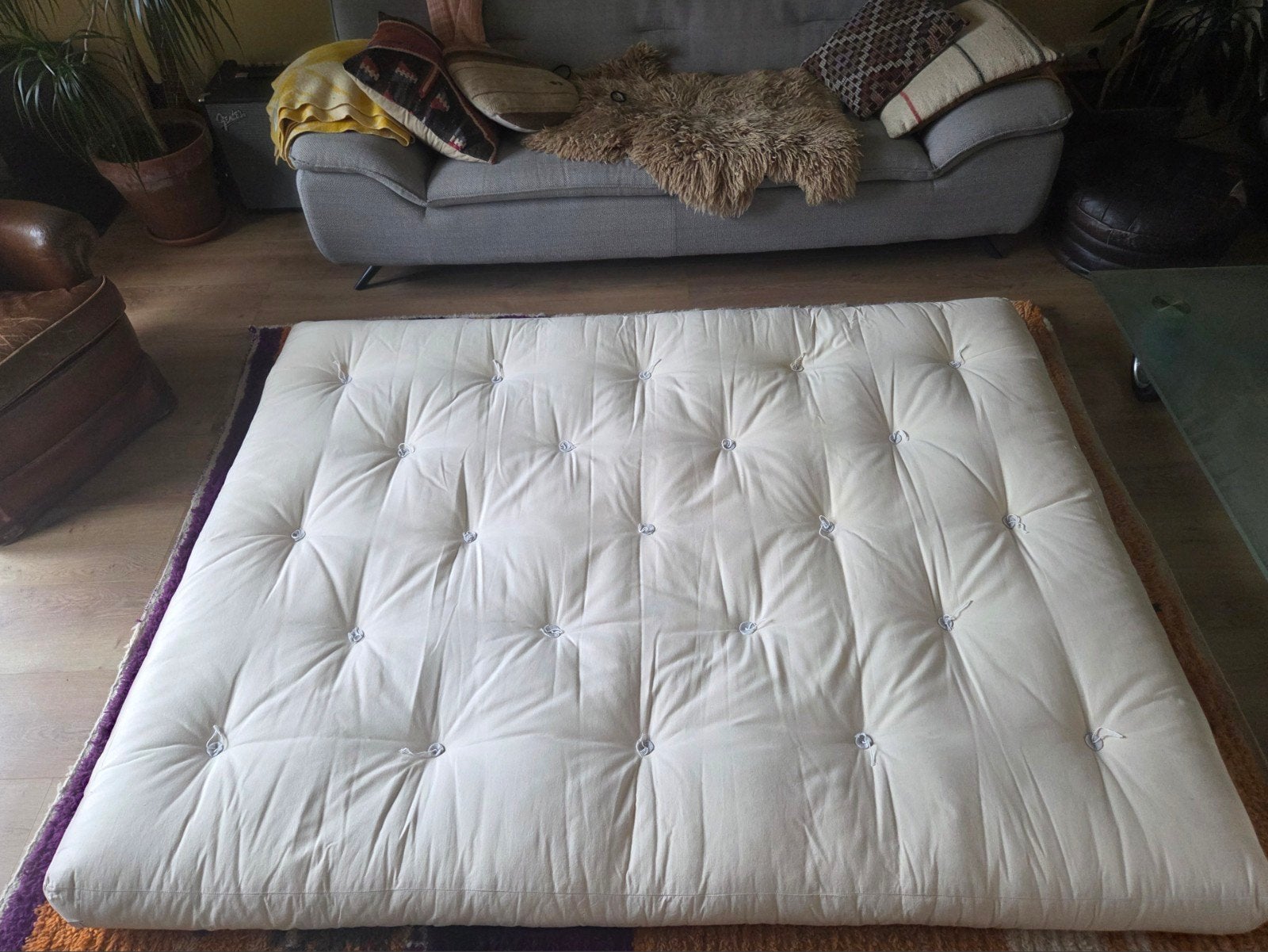 Karup Futonmatras Kokos (160x200) - 15cm dik, Huis en Inrichting, Ophalen, Gebruikt, Tweepersoons, Matras