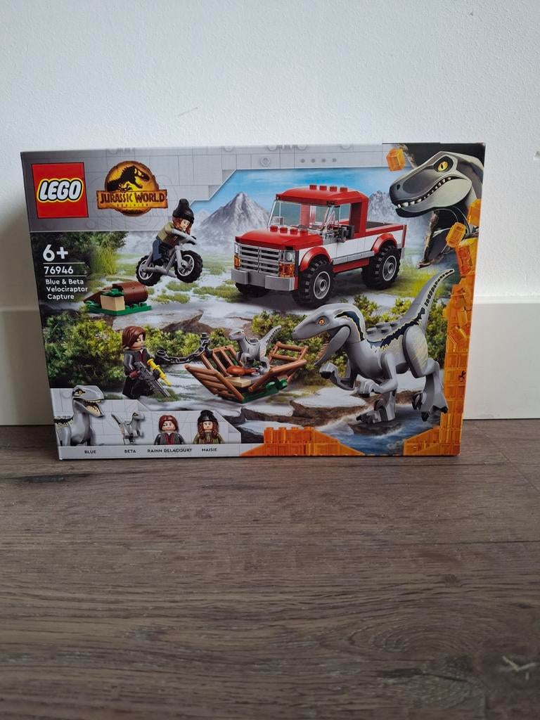 LEGO Jurassic World 76946 Blue & Beta Velociraptor Capture, Ophalen, Jurassic World, Lego, Nieuw