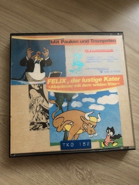 Felix de Kat: Avontuur met de Wilde Stier - 8mm film, Ophalen of Verzenden, 8mm film