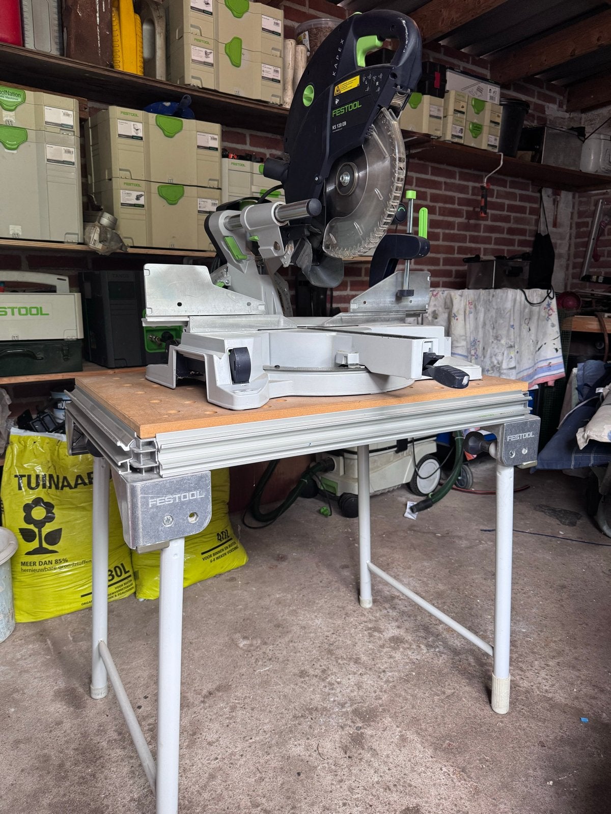 Festool Kapex KS 120 EB Afkortzaag - Zo goed als nieuw
