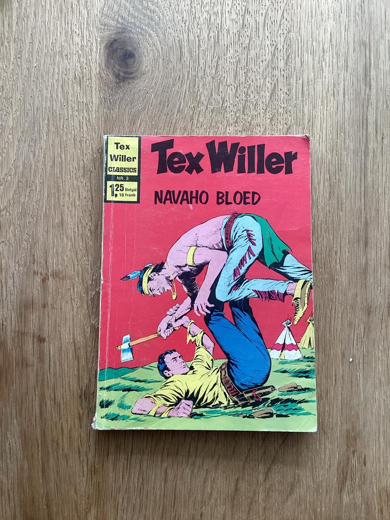 Tex Willer Classics nr 3 - Navaho Bloed (eerste druk), Eén stripboek, Ophalen of Verzenden, Gelezen