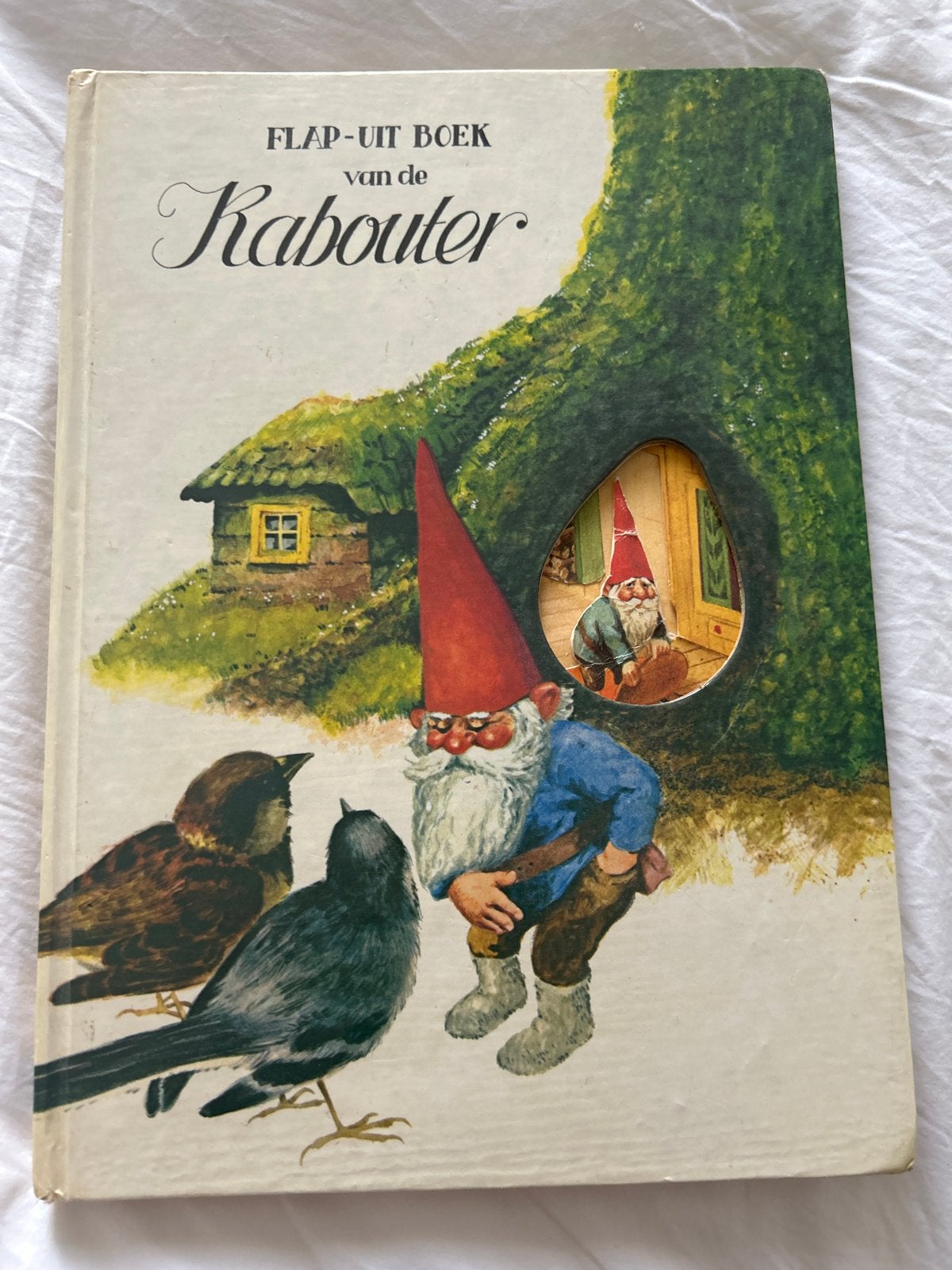 Rien Poortvliet: Flap-uit boek van de kabouter, Ophalen of Verzenden, Gelezen, Sprookjes