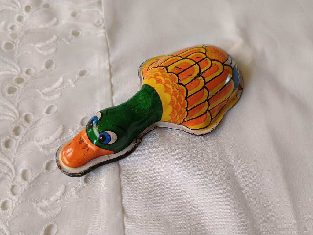 Oude blikken clicker - Klik Klak - kikker, Ophalen of Verzenden, Gebruikt