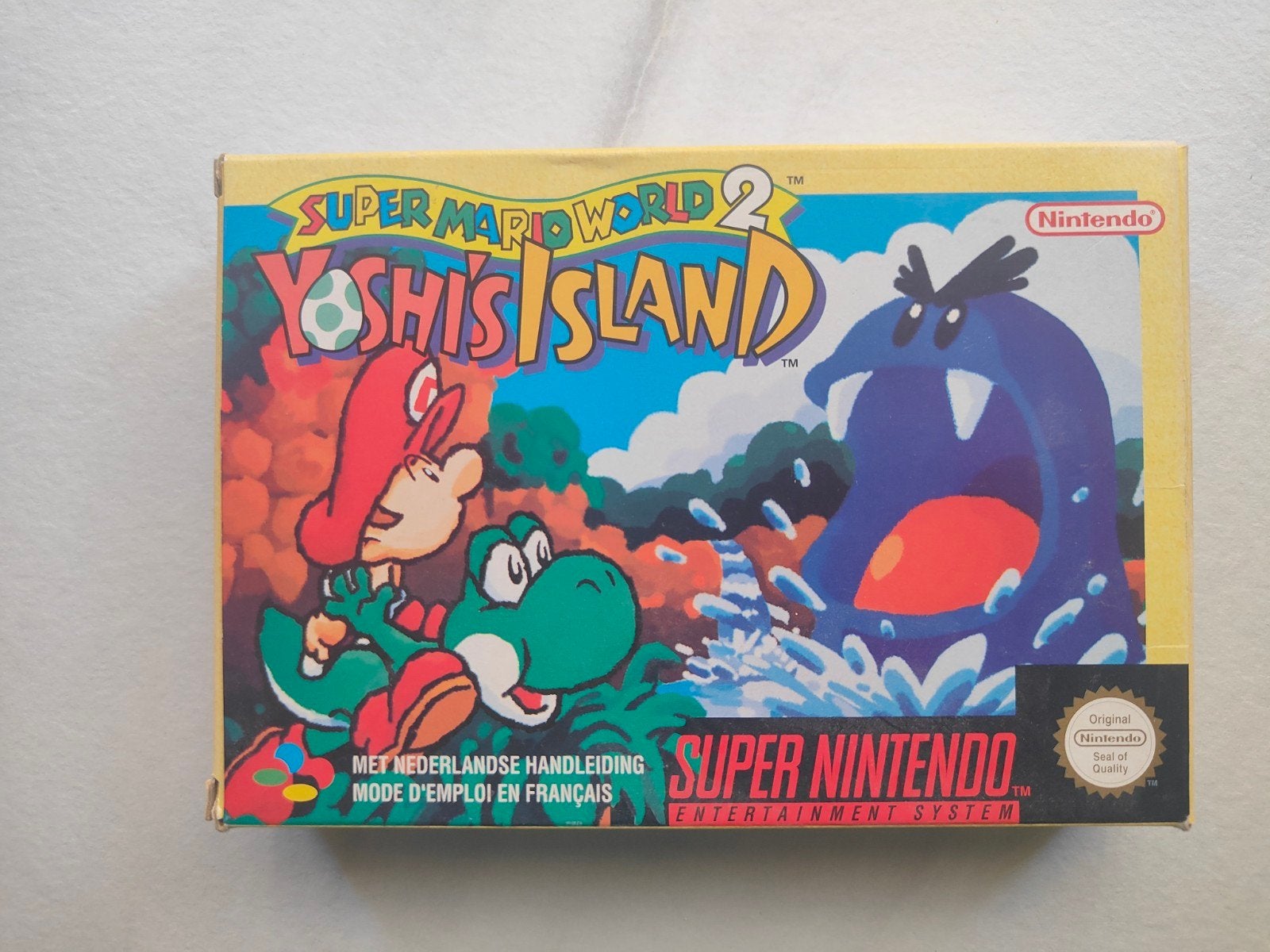 Super Nintendo SNES – Super Mario World 2:Yoshi's Island FAH, Spelcomputers en Games, Games | Nintendo Super NES, 1 speler, Ophalen of Verzenden