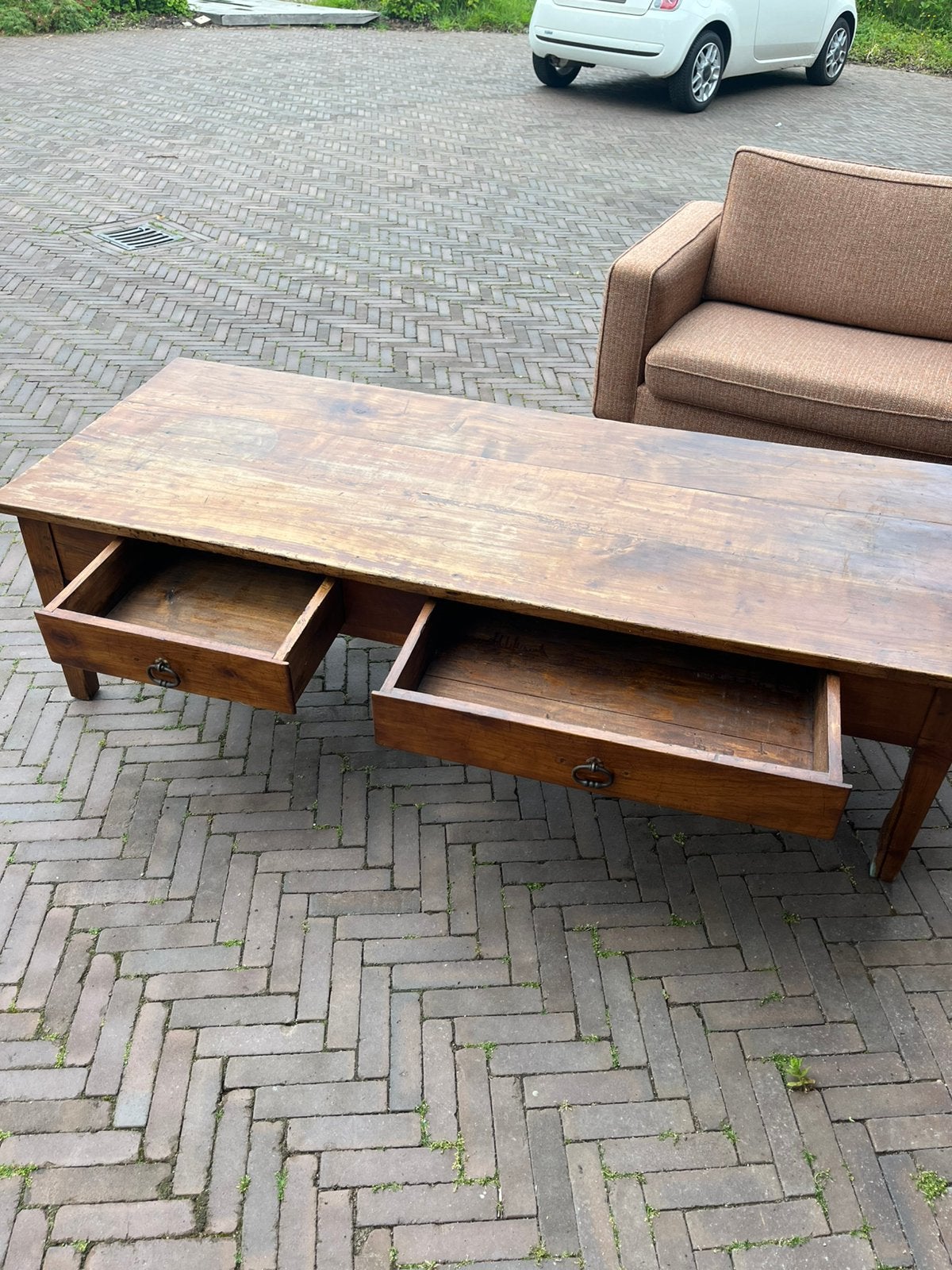 Klassieke salontafel, Ophalen, Gebruikt, Klassiek, Eikenhout