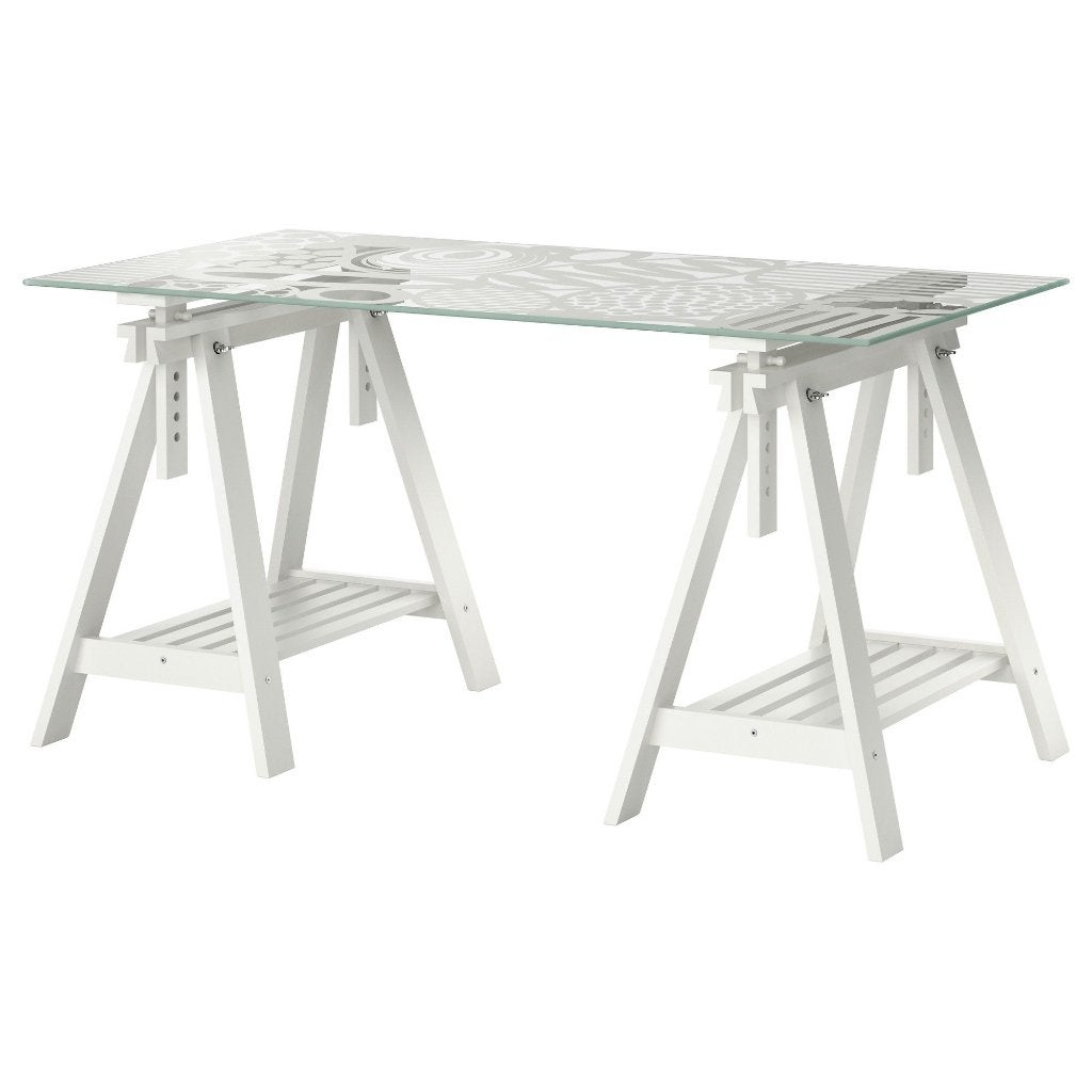IKEA Vika Glasholm/Artur bureau, Ophalen, Gebruikt, Scandinavisch, Hout