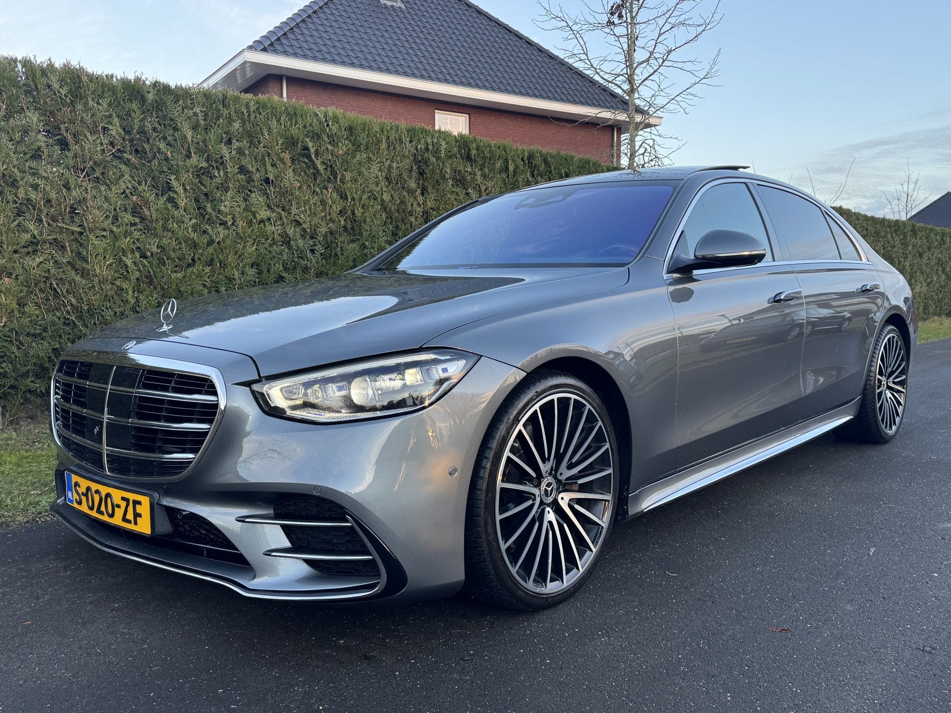 Mercedes-Benz S-Klasse 400d 4MATIC LANG AMG PANO HUD 360°CA, Auto's, Mercedes-Benz, Automaat, 15 km/l, Gebruikt, 2925 cc