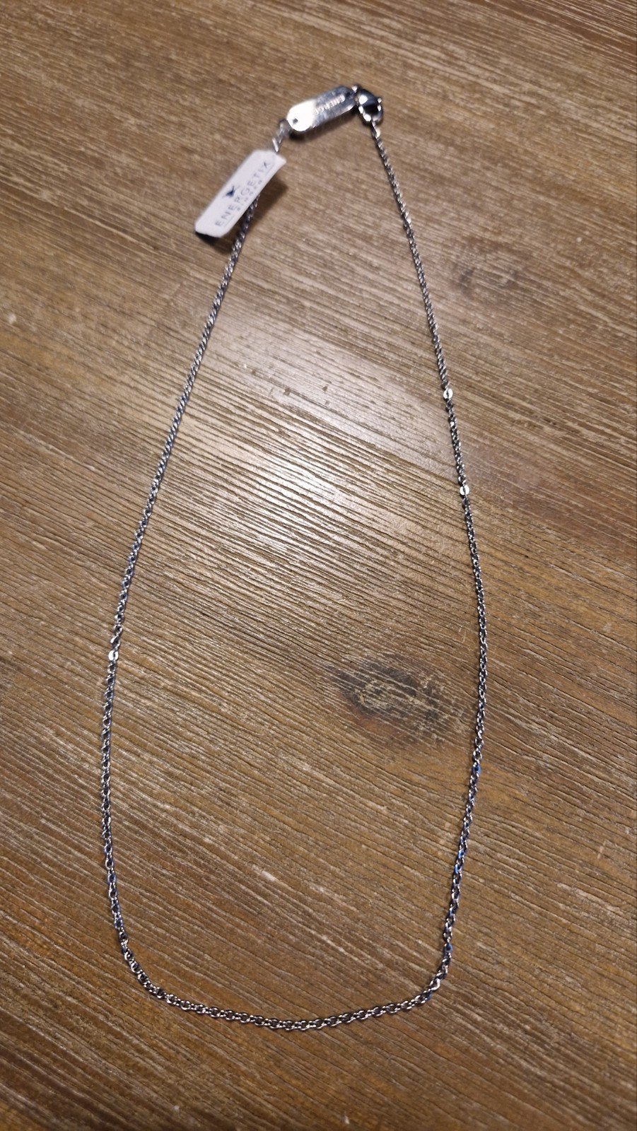 Mooie ketting Energetix, Sieraden, Tassen en Uiterlijk, Kettingen, Ophalen of Verzenden, Nieuw, Zilver