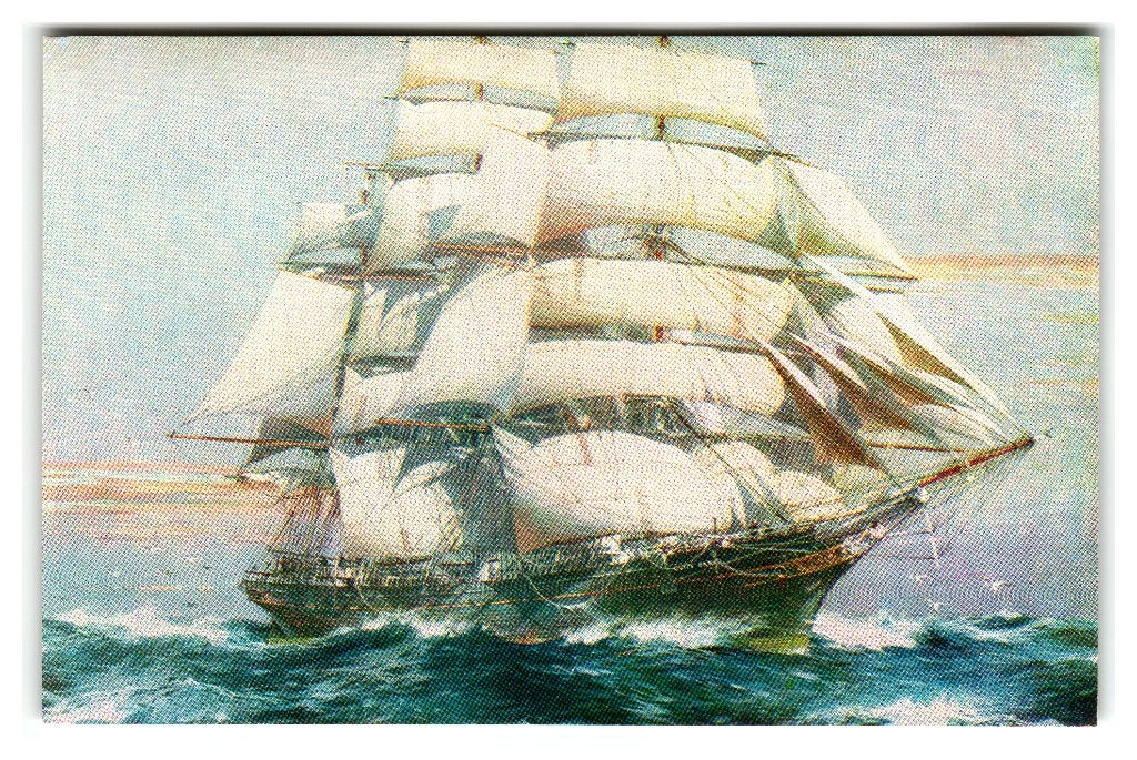 Ship "Cutty Sark" Opruimingskaart, Verzenden, 1920 tot 1940, Ongelopen, Overige thema's