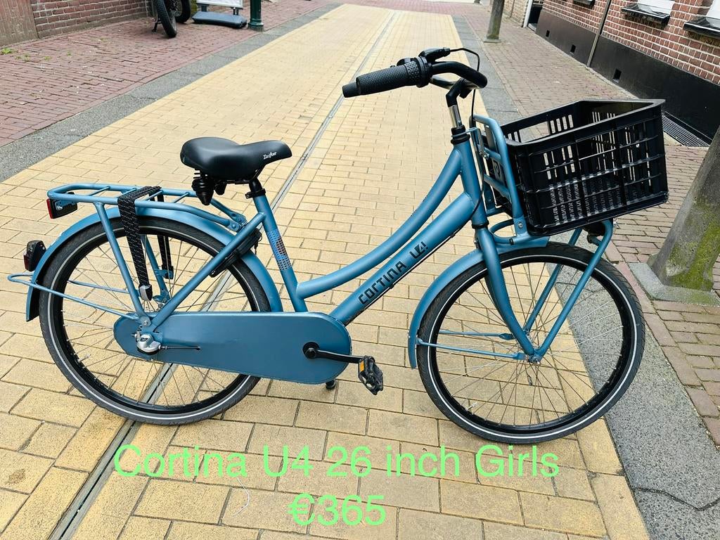 24 en 26 inch meisjesfietsen Cortina Alpina Batavus topstaat, Ophalen of Verzenden