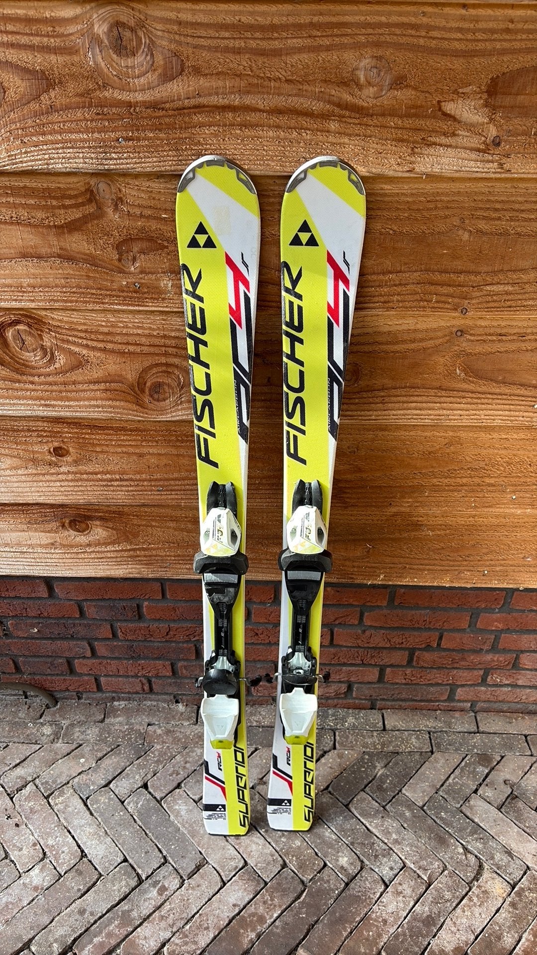 Fischer RC4 Superior kinderski’s 120 cm Gewaxt & Geslepen, 100 tot 140 cm, Ophalen of Verzenden, Ski's, Fischer