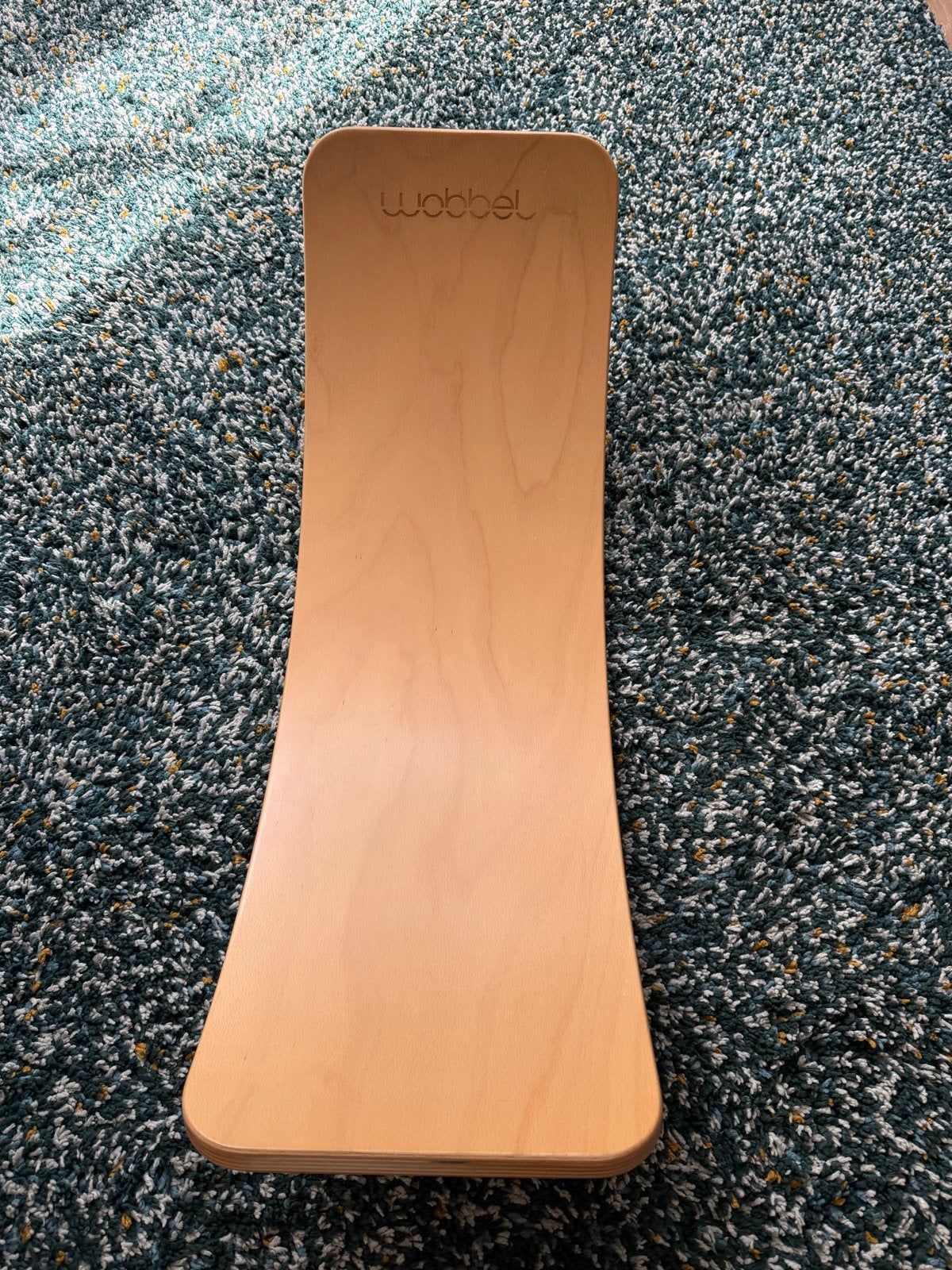 Wobbel Board Original met kurk - Natuurlijk Hout, Ophalen, Zo goed als nieuw