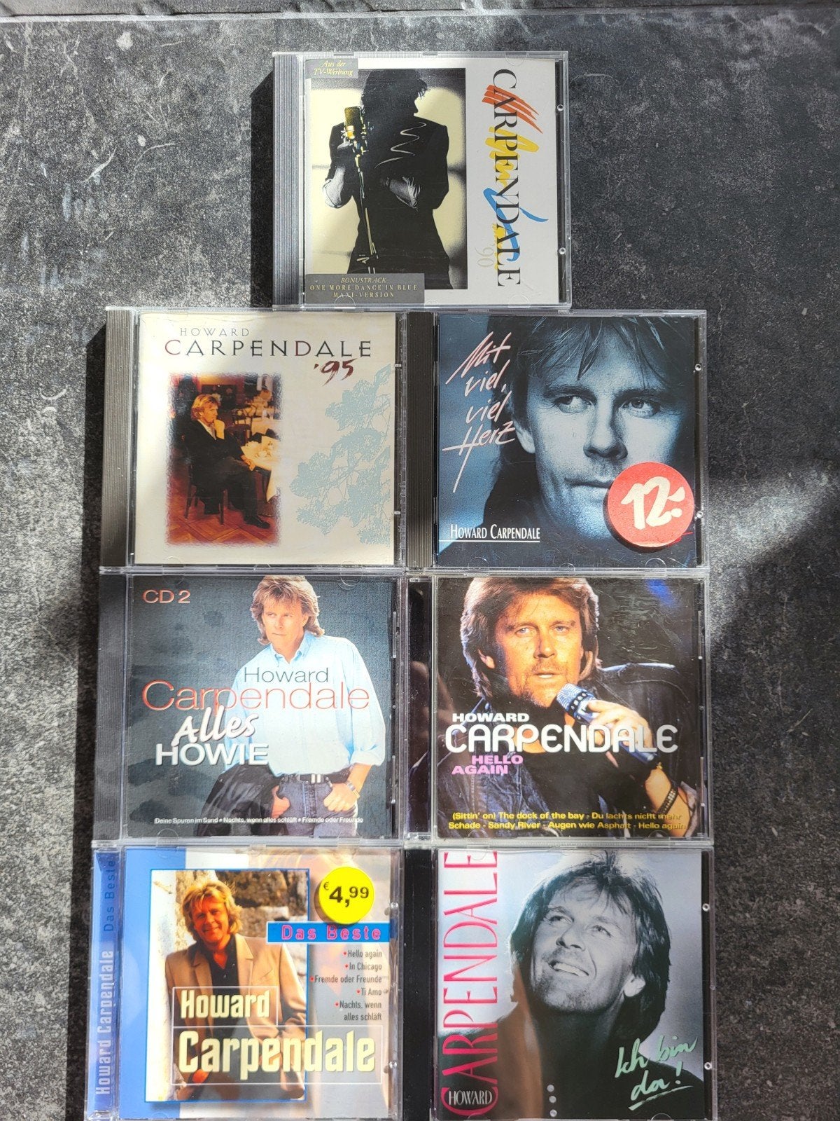 howard carpendale 7 cd's partij collectie, Cd's en Dvd's, Ophalen of Verzenden