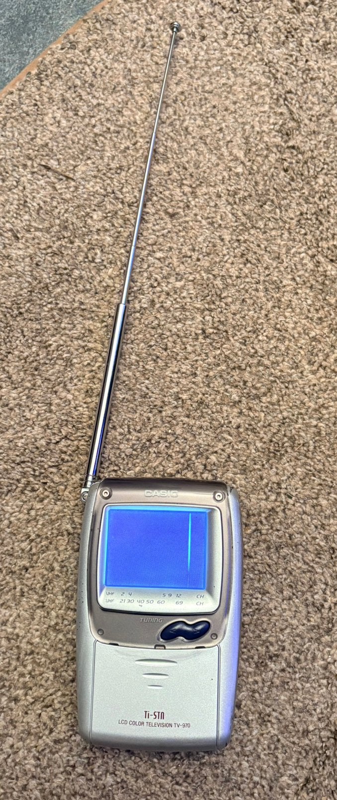 vintage Casio LCD Color Television TV-970B, Ti-STN-model, Audio, Tv en Foto, Ophalen of Verzenden, Zo goed als nieuw
