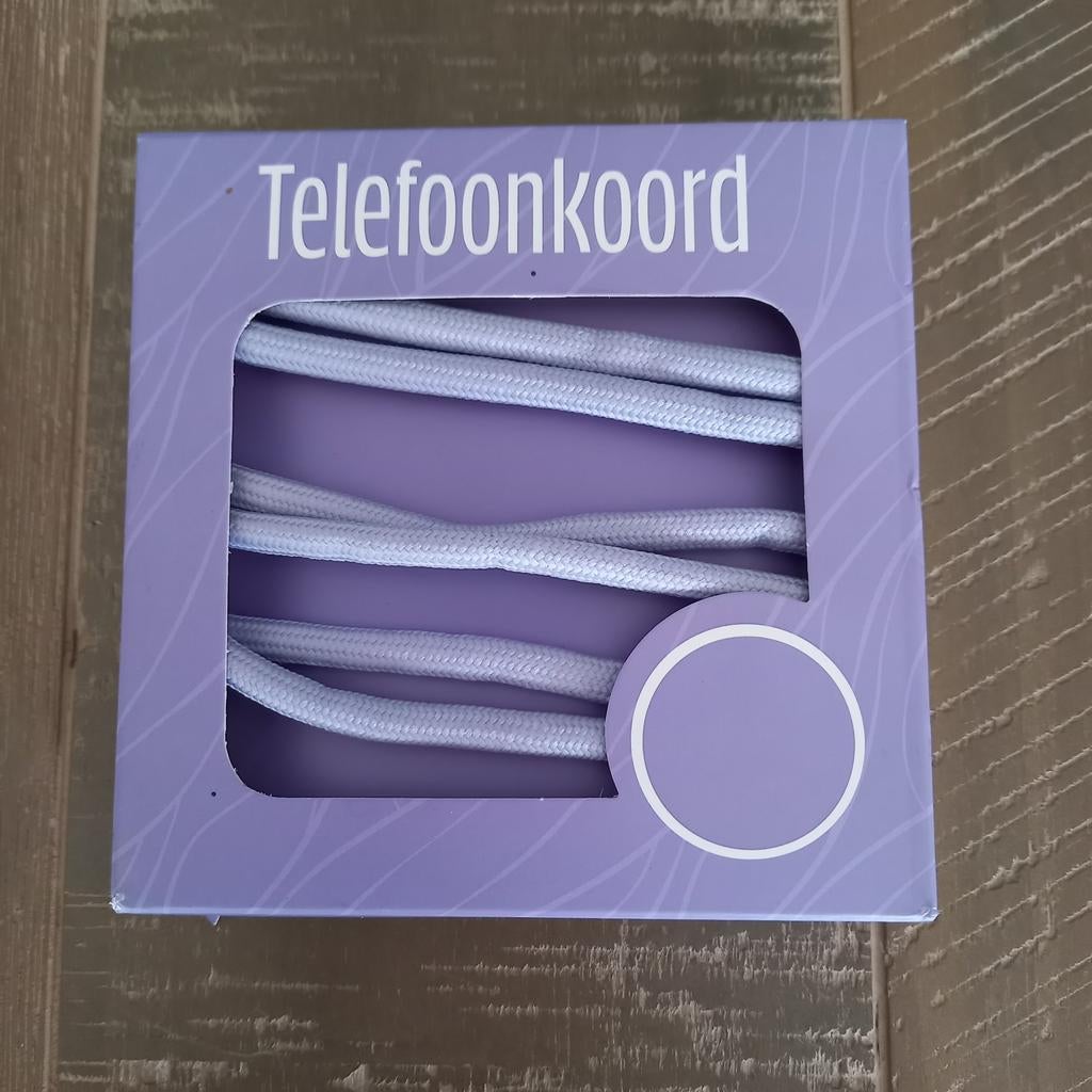 Telefoonkoord lila, Ophalen of Verzenden, Nieuw, Overige typen