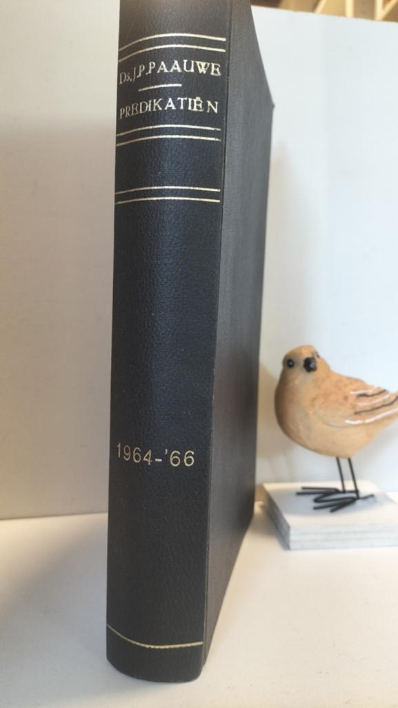 Paauwe, Ds. J.P.; Predikatiën jaargang 1964-1966, Ophalen of Verzenden, Gelezen, Christendom | Protestants