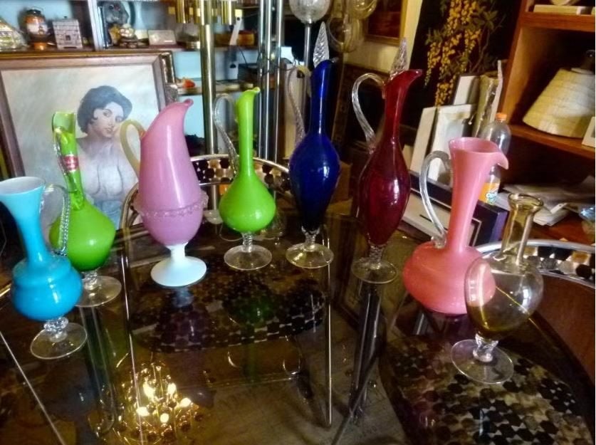 vintage decanter karaf Murano mid-century, Ophalen, Huis en Inrichting