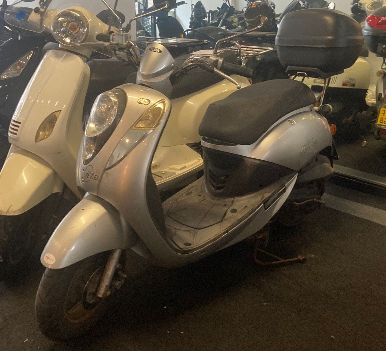 SYM Mio Scooter geel kenteken, Ophalen, Gebruikt, SYM, Benzine