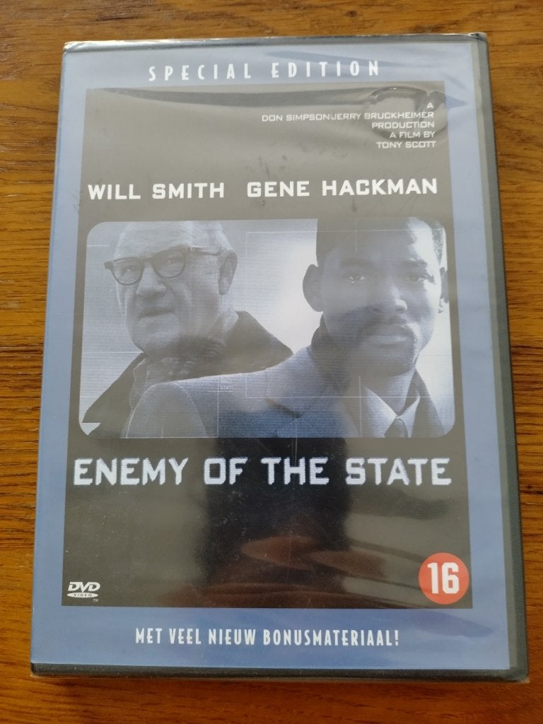 Enemy of the state (dvd nieuw), Ophalen, Nederlands, Vanaf 16 jaar, Actiethriller