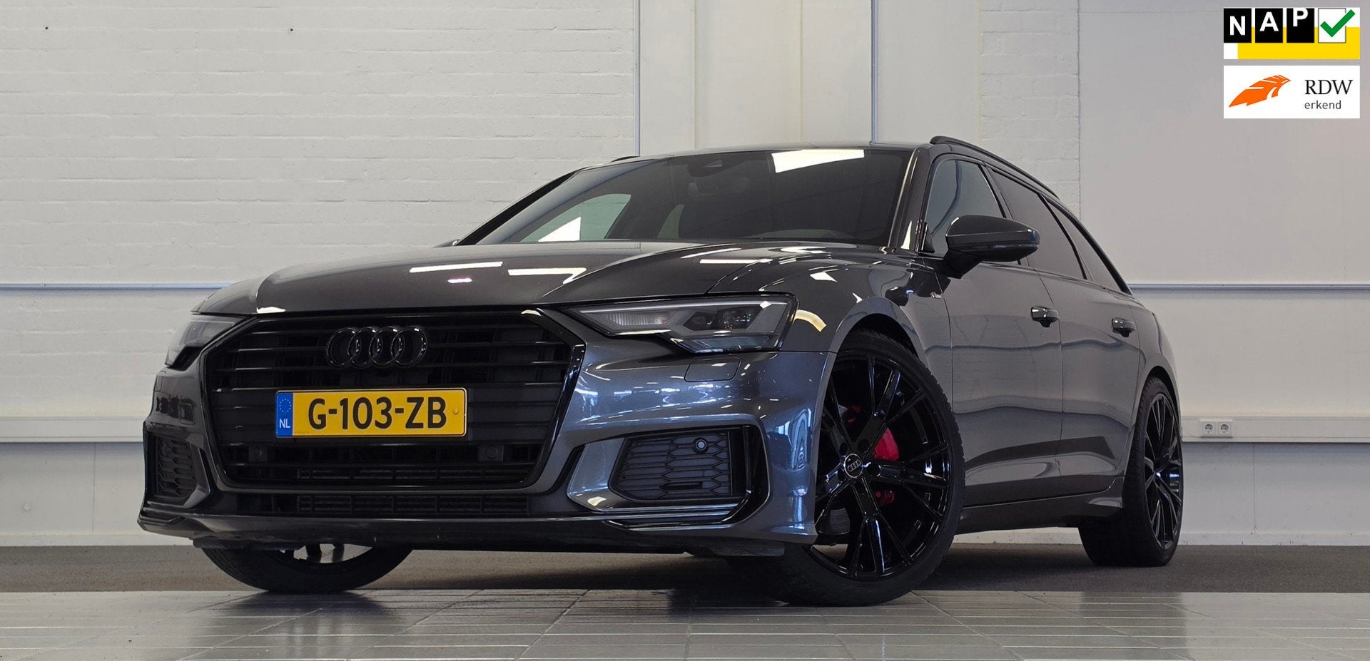 Audi A6 Avant 45 TFSI S edition Sportuitlaat 21"Performance, Auto's, Audi, 15 km/l, Gebruikt, 4 cilinders, Hybride Elektrisch/Benzine