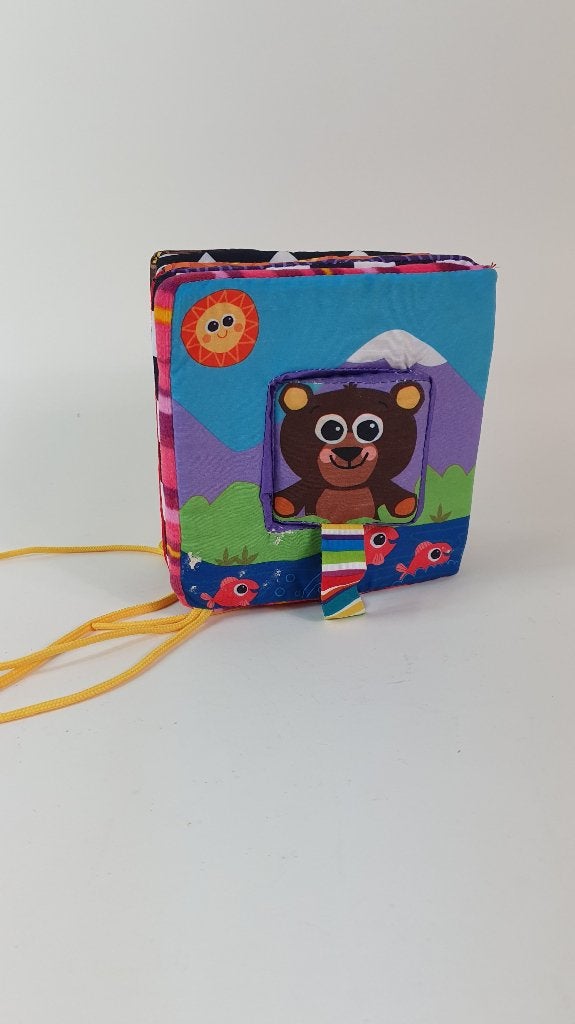 Lamaze Boxhanger, boek, vouwboek, dieren. 6B9, Tweedehands verkoop, Tweedehands verkoop, Gebruikt, Overige typen