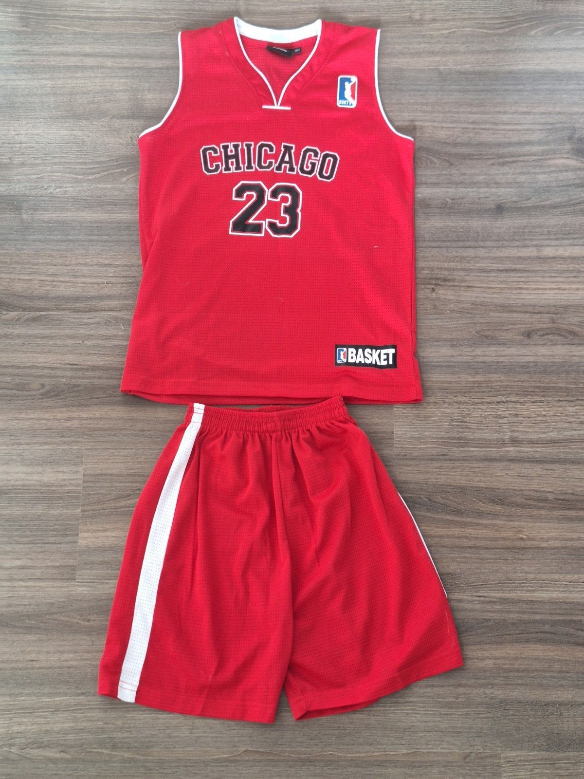 basketbal Chicago nr.23 bskt maat 140 voor 10 jaar, Sport en Fitness, Basketbal, Ophalen of Verzenden, Zo goed als nieuw, Kleding
