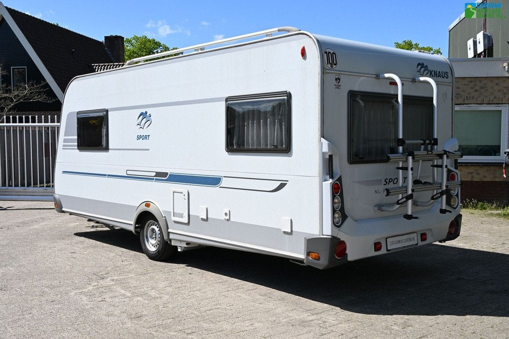 Knaus Sport 500 EU |Mover|Zakluifel, Rondzit, Bedrijf, Kachel, 5 tot 6 meter