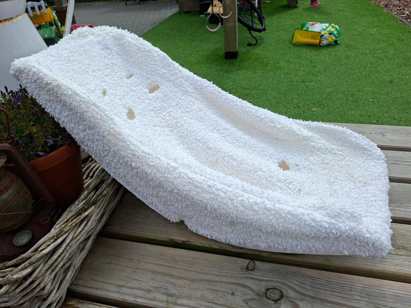 Babyschaal bakfiets, Ophalen of Verzenden, Zo goed als nieuw, 0 t/m 10 kg, Overige merken