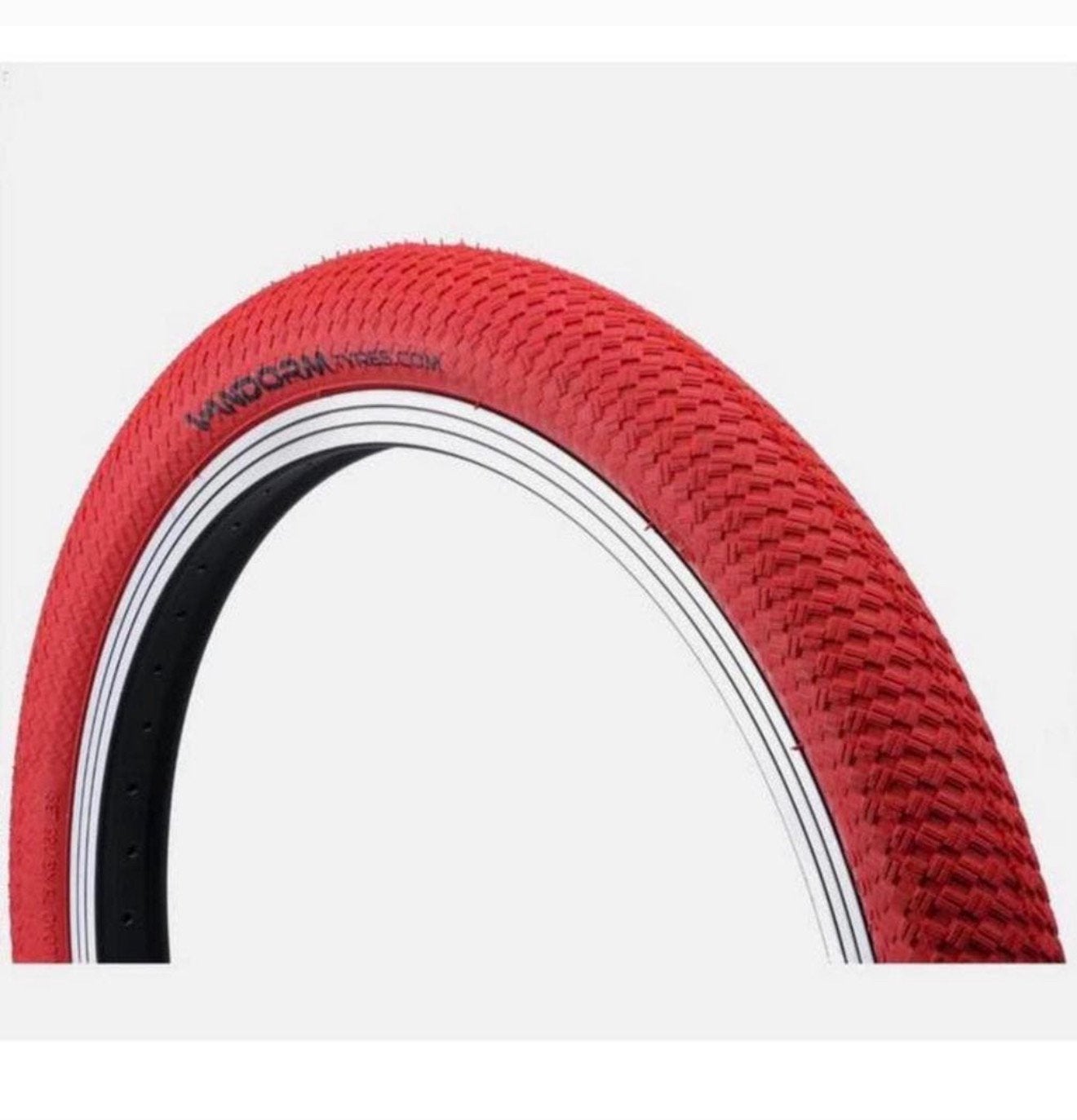 2X Rode band Vandorm DRIFTER R2R 20" x 2.00" BMX banden rood, Band, Nieuw, Ophalen of Verzenden, H