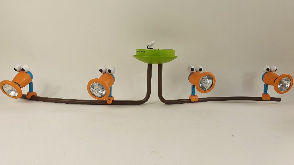 Massive Birdey plafondlamp, 4 spots GU10, draaibaar. 5C1, Tweedehands verkoop, Tweedehands verkoop, Gebruikt, Ophalen of Verzenden