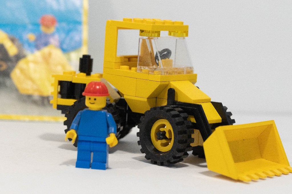 LEGO 6658   2e Classic Town: Construction:Bulldozer, Gebruikt, Lego, Ophalen of Verzenden, Complete set
