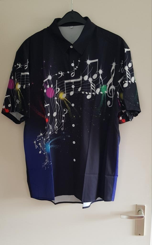 Superleuke
zomerbloes
54 (XL)
met muzieknoten etc. nieuw, Ophalen of Verzenden, Nieuw, Halswijdte 43/44 (XL)