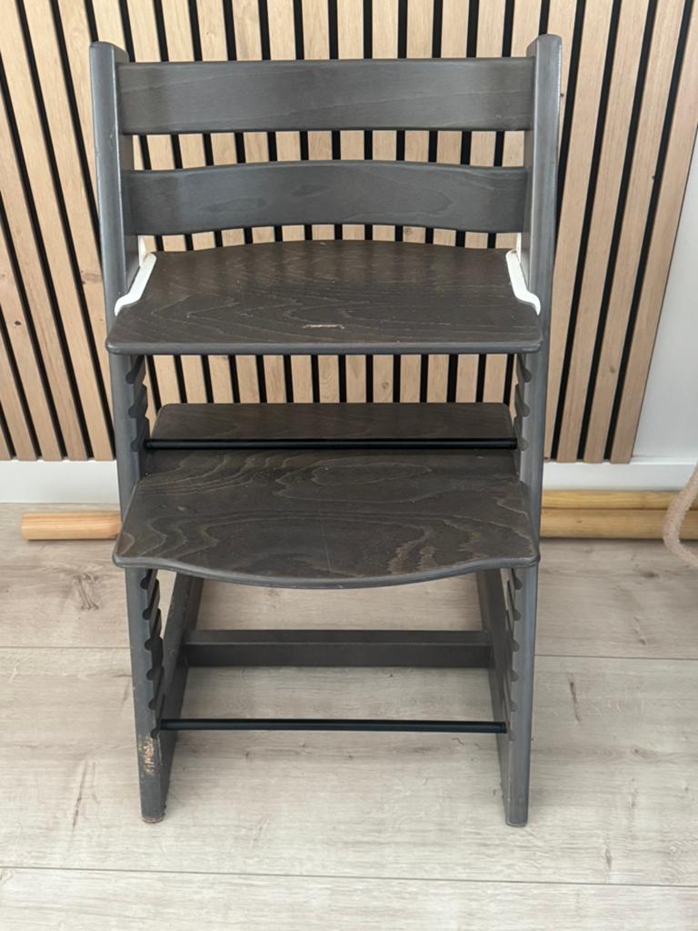 Stokke Trip Trap Oak + tuigje, Kinderen en Baby's, Kinderstoelen, Ophalen, Gebruikt, Meegroeistoel, Gordel(s)