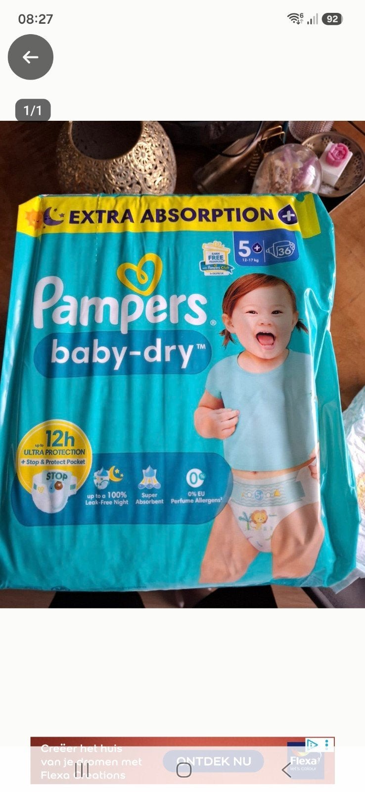 pampers maat 5+, Ophalen, Nieuw