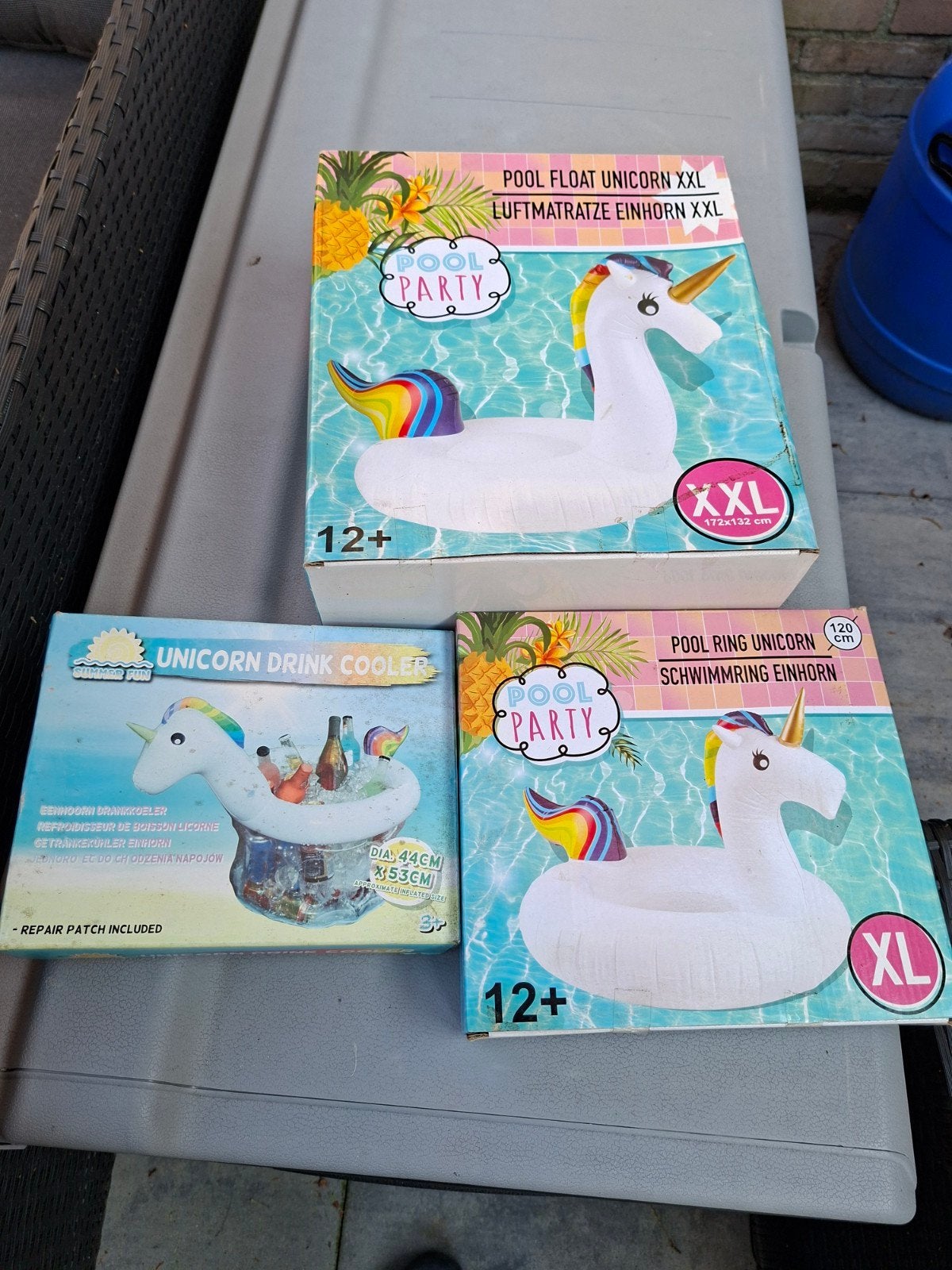 Unicorn XXL zwemband, XL zwemband en drankkoelers, Ophalen of Verzenden, Nieuw