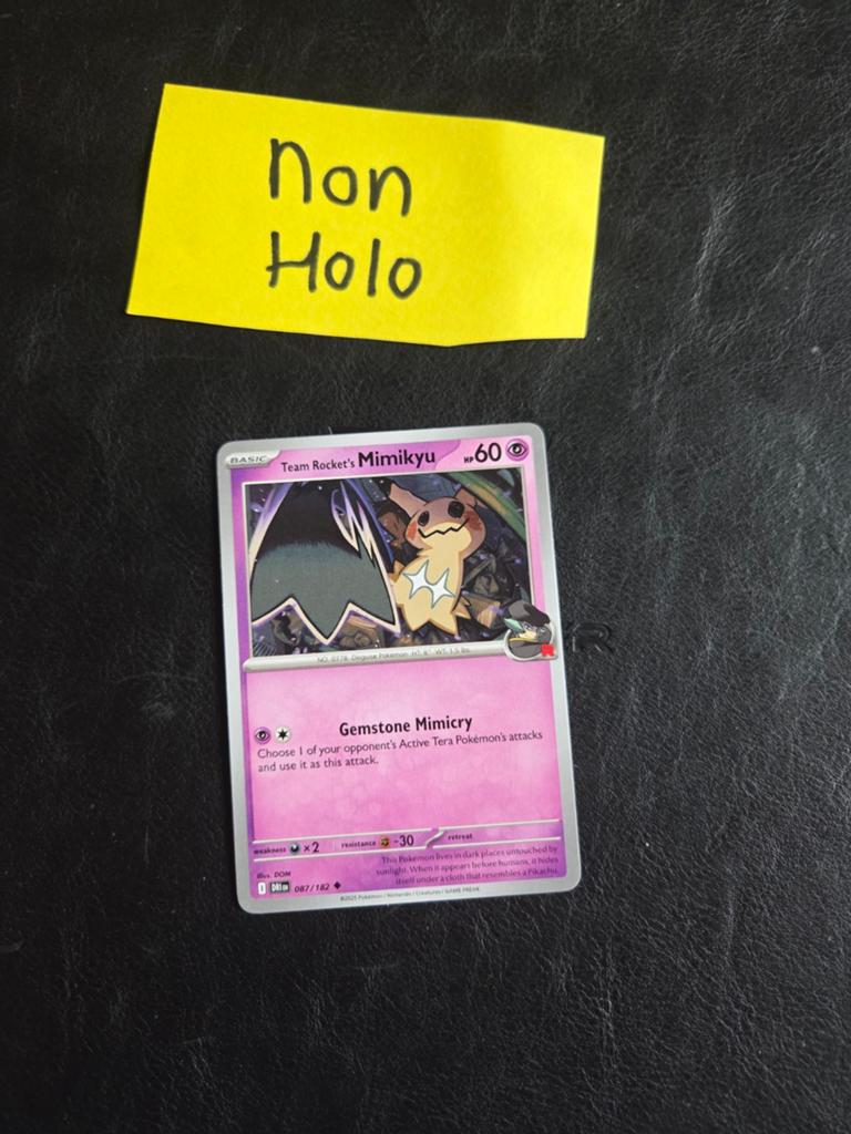 Team rocket's Mimikyu 087/182 destined rivals, Ophalen of Verzenden, Zo goed als nieuw