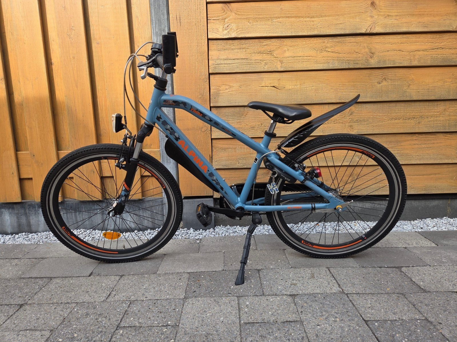 Alpina Trial 24 inch kinderfiets, Ophalen, Velgrem, Alpina, Versnellingen