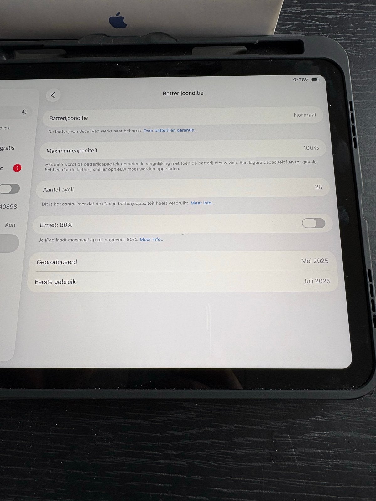 Apple iPad met bon, 10 inch, Ophalen of Verzenden, Zo goed als nieuw, 128 GB