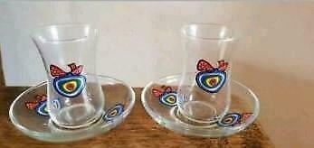 Turkse theeglaasjes ***zgan***, Ophalen of Verzenden, Zo goed als nieuw, Borrel- of Shotglas