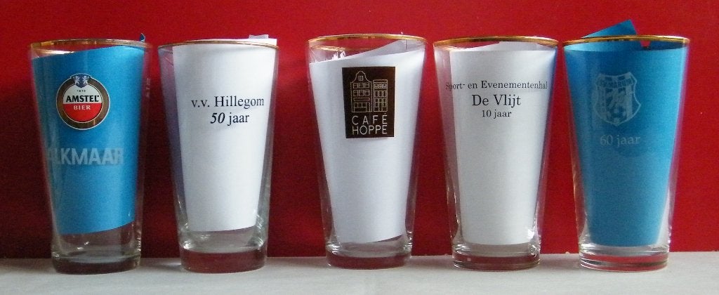 Amstel Bier Glazen -37-, Verzamelen, Biermerken, Ophalen, Zo goed als nieuw, Glas of Glazen, Amstel