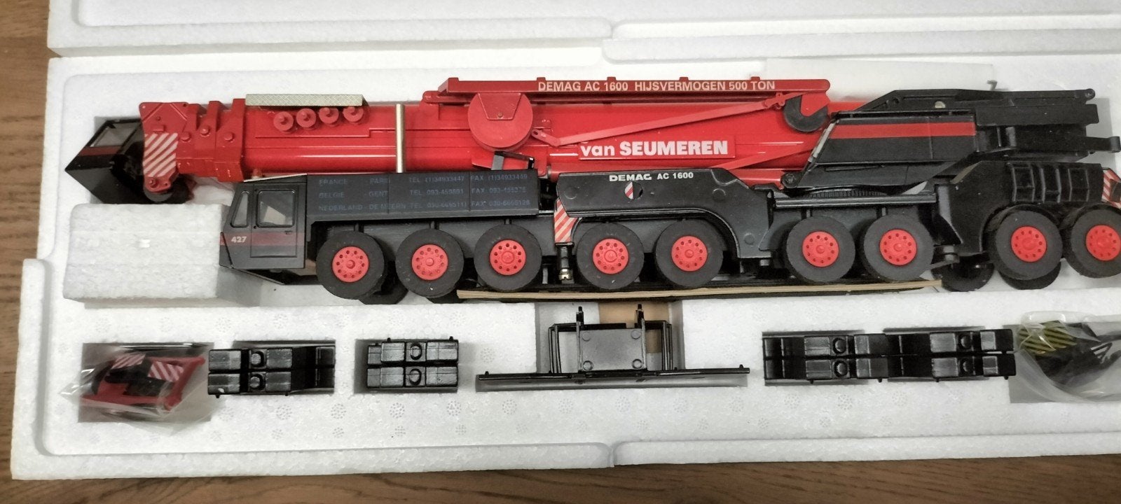Demag AC1600 Zon Model Holland Telescopische Kraan Seumeren, Hobby en Vrije tijd, Ophalen, Zo goed als nieuw, Hijskraan, Tractor of Landbouw