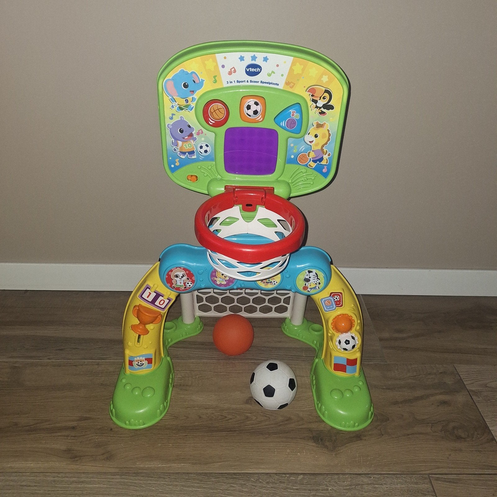 VTech 3-in-1 Sport & Score Speelplaats, Kinderen en Baby's, Ophalen of Verzenden, Gebruikt, 6 maanden tot 2 jaar