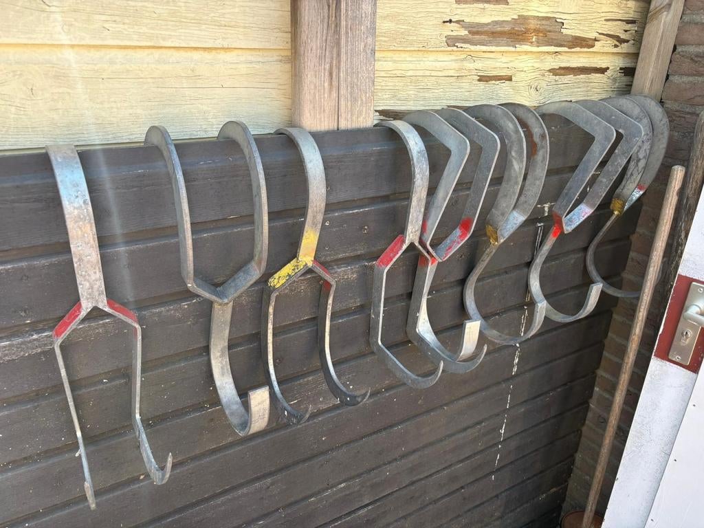 Set van 8 dakpannenlifters / dakpannen haken, Ophalen of Verzenden, Gebruikt, Overige soorten, Onbekend