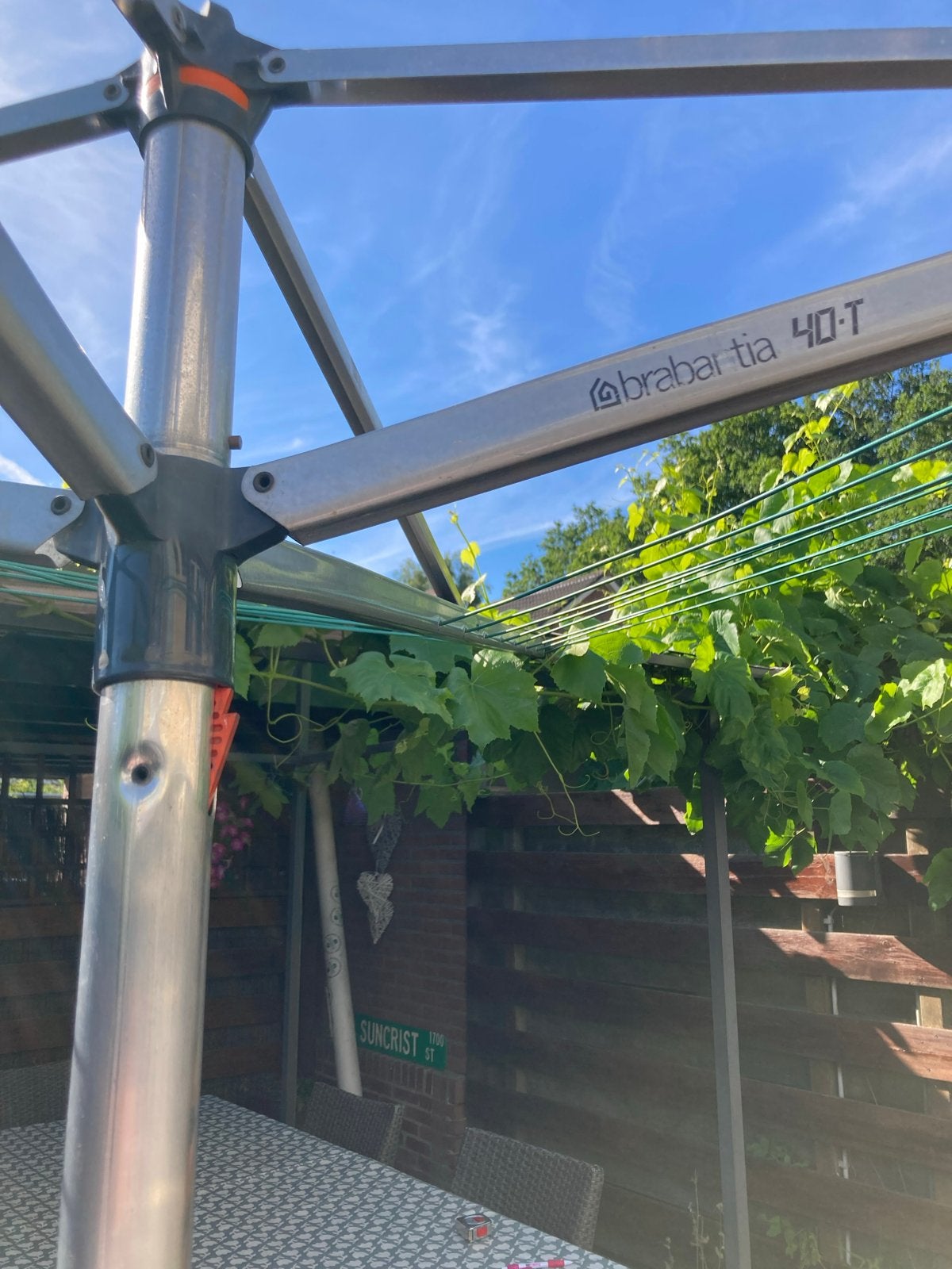Brabantia 40-T Droogmolen - Zo goed als nieuw, Tuin en Terras, Droogmolens en Wasrekken, Ophalen, Zo goed als nieuw, Droogmolen