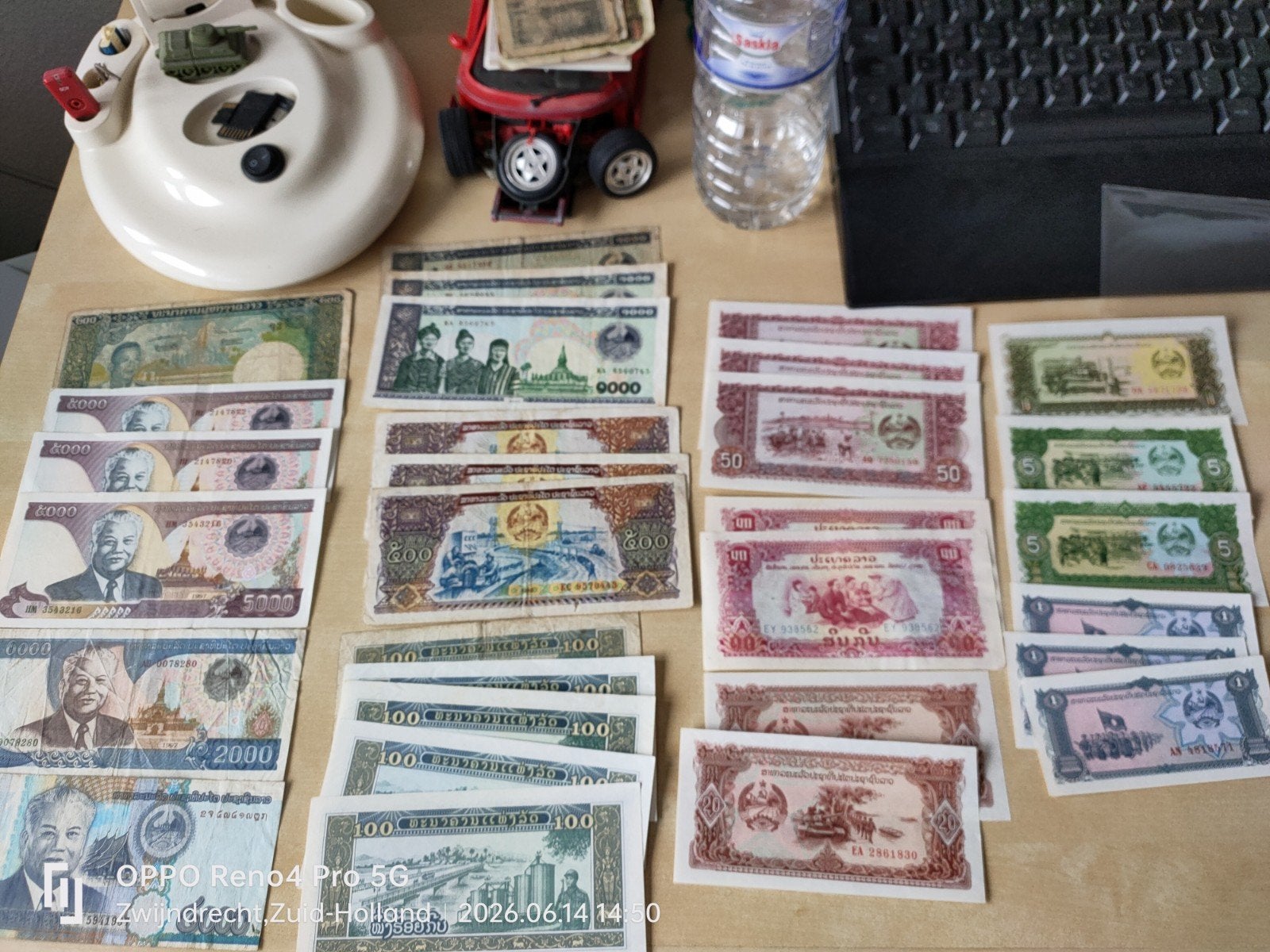 Bankbiljetten laos, Verzenden, Zuidoost-Azië